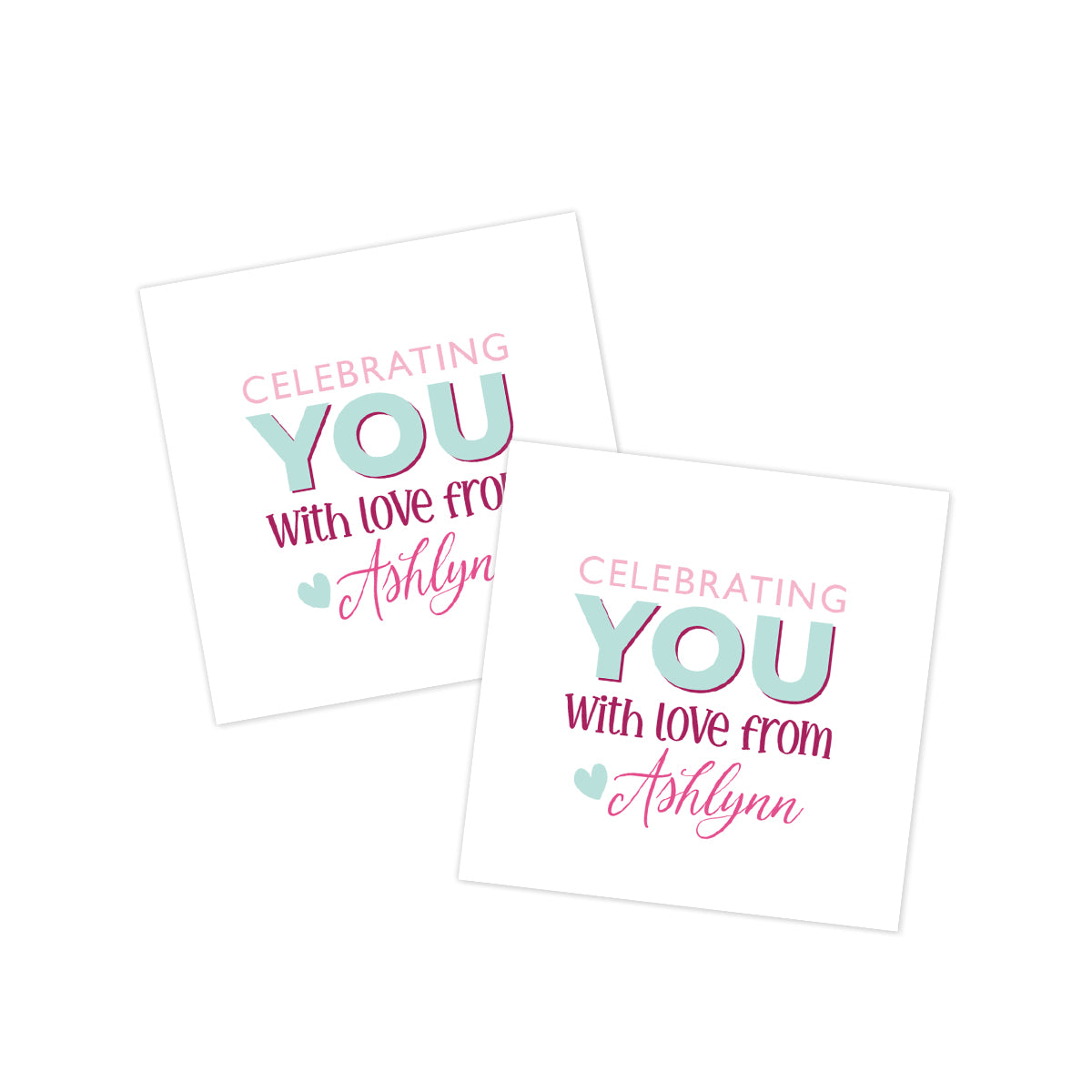 Celebrating You Gift Tag