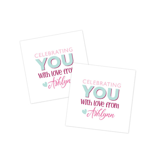 Celebrating You Gift Tag