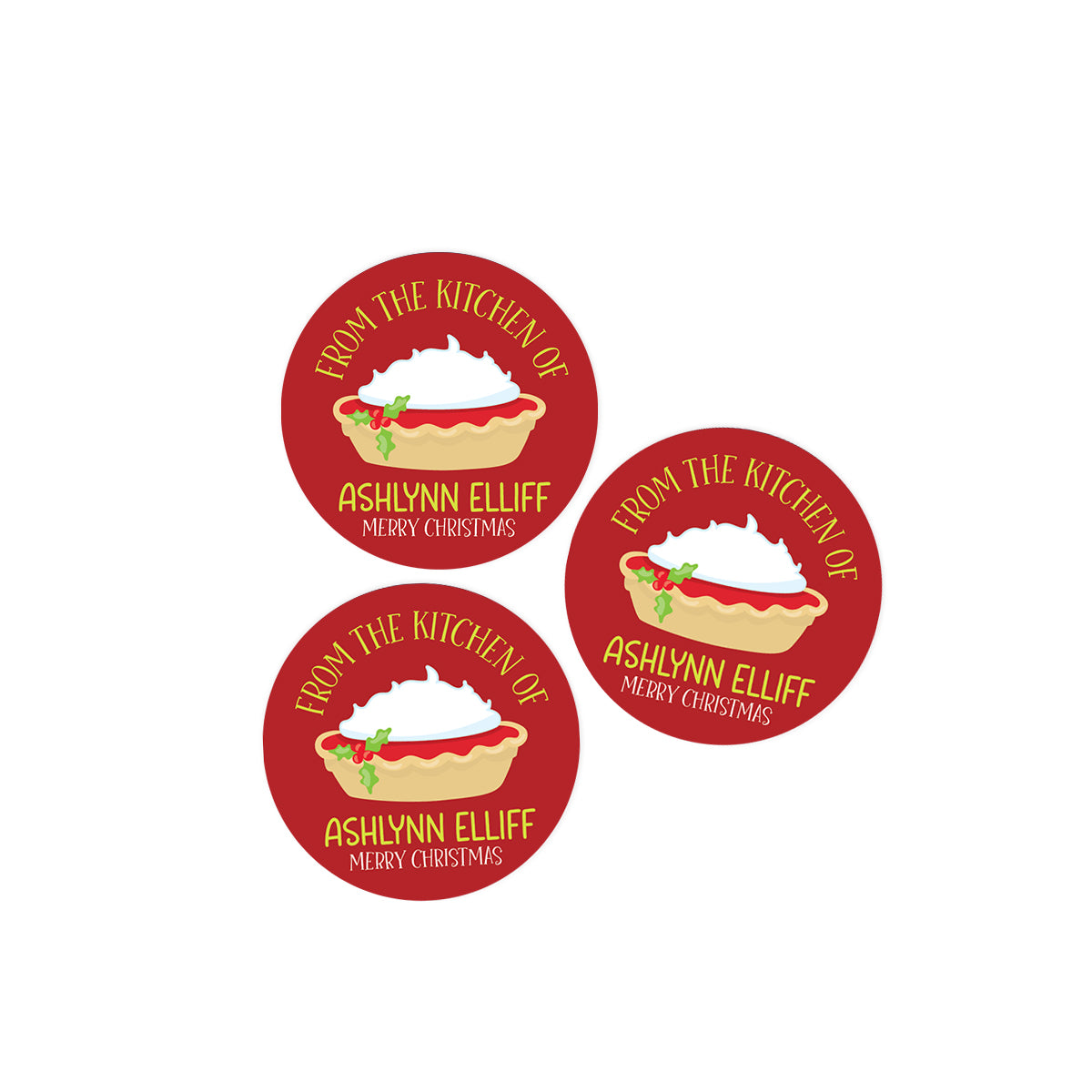 Christmas Baking (From the Kitchen of) Stickers