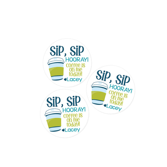 Sip, Sip, Hooray! Stickers