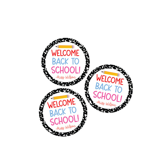 Composition Teacher School Stickers