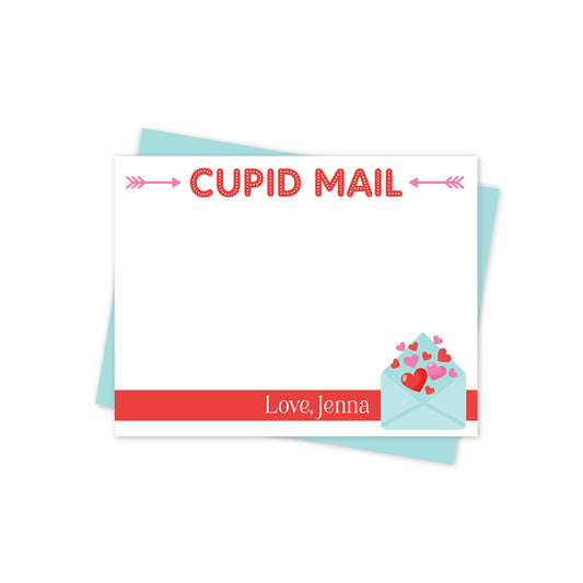 Cupid Mail Valentines Day Stationery
