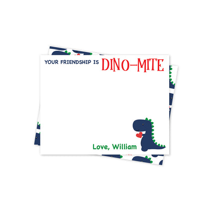 Dino-Mite Valentines Day Stationery