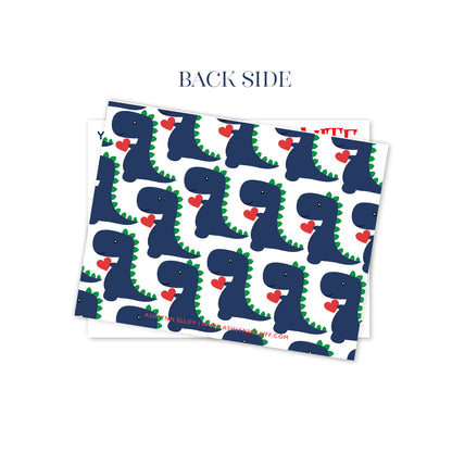 Dino-Mite Valentines Day Stationery