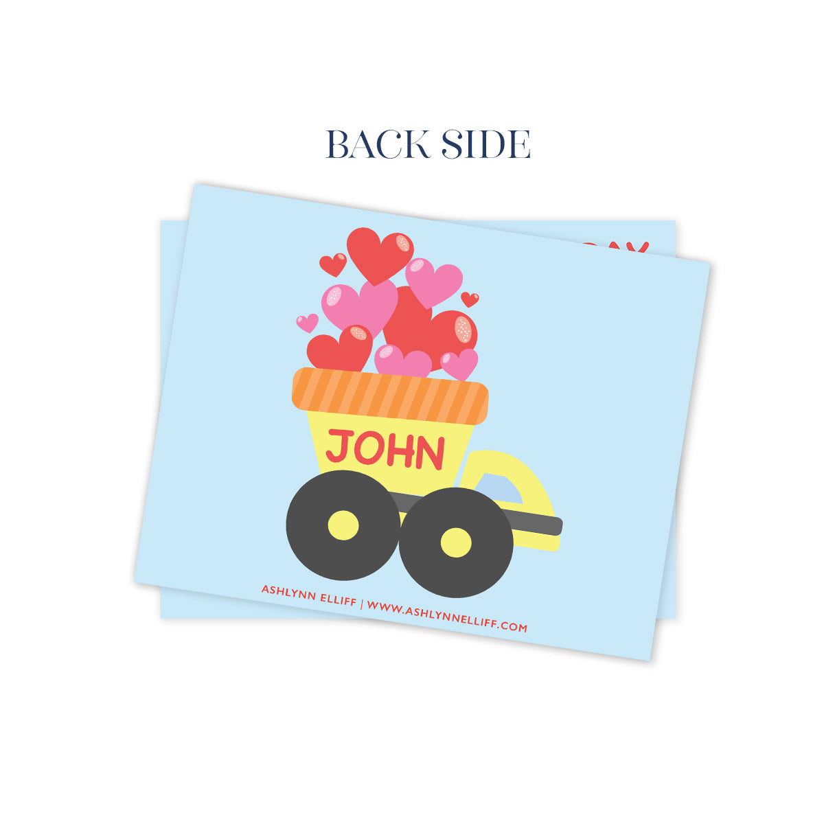 Dump Truck Valentines Day Stationery