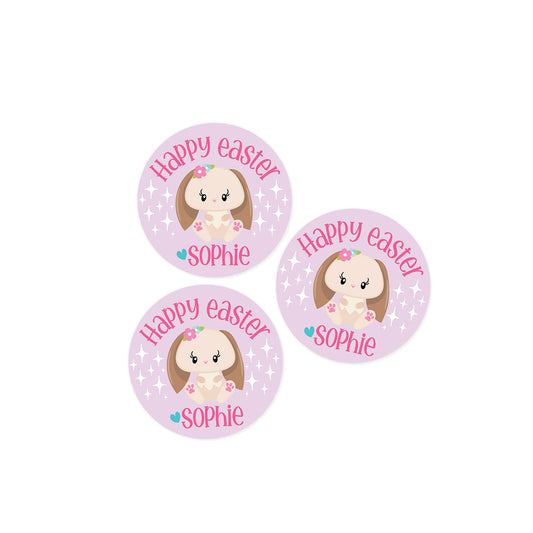Happy Easter (Bunny) Stickers