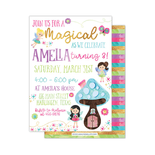 Fairies Party Invitation
