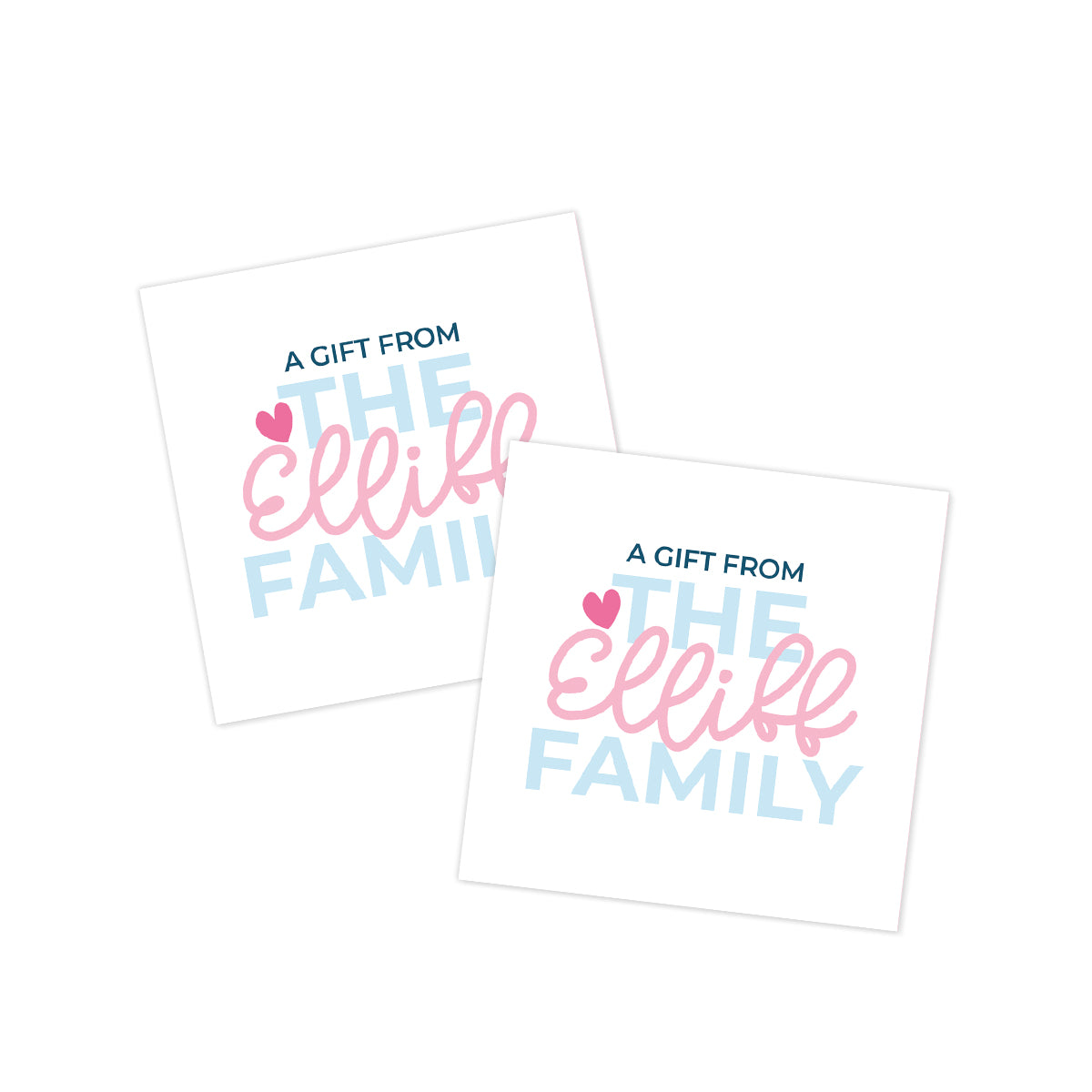 Family Gift Tag