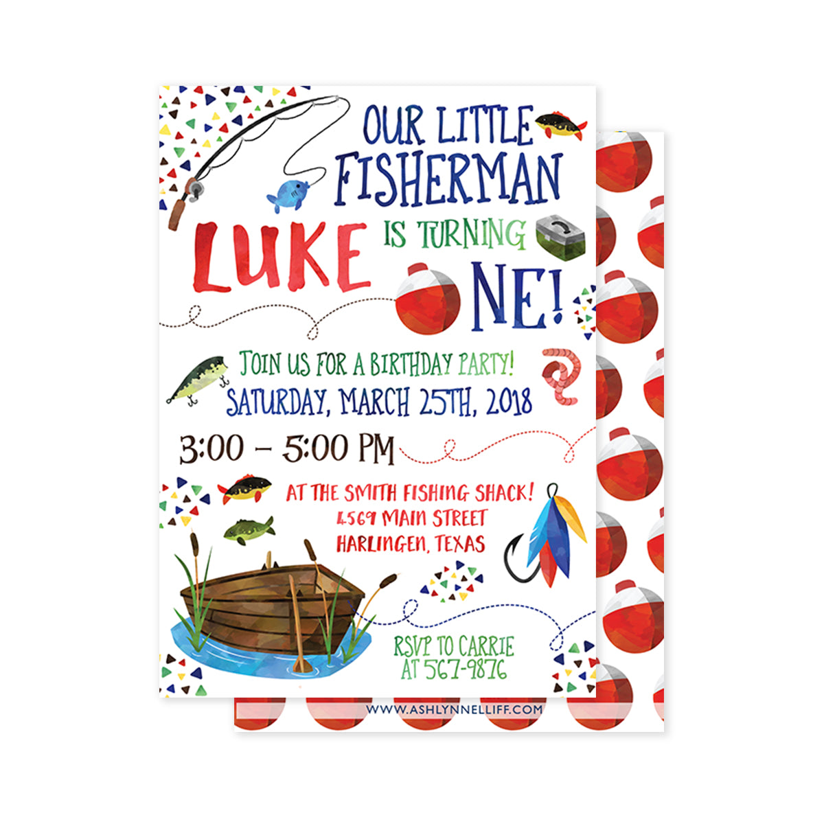 Fishing Party Invitation