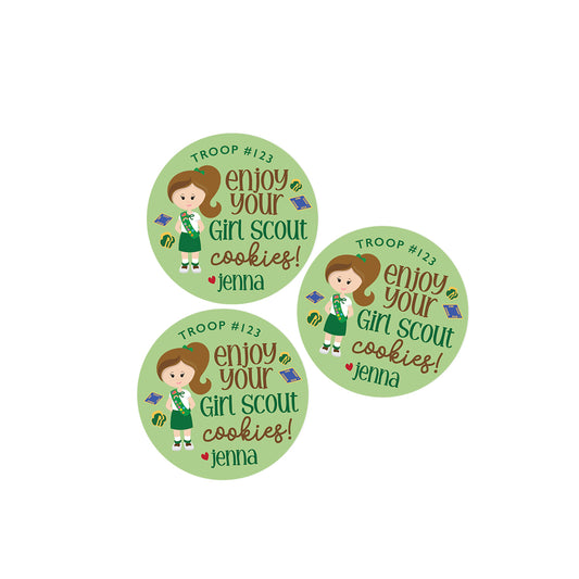 Girl Scout Cookie Stickers