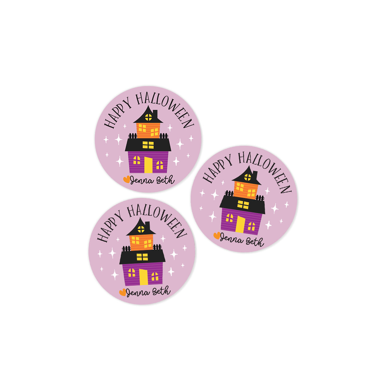 Haunted House Stickers