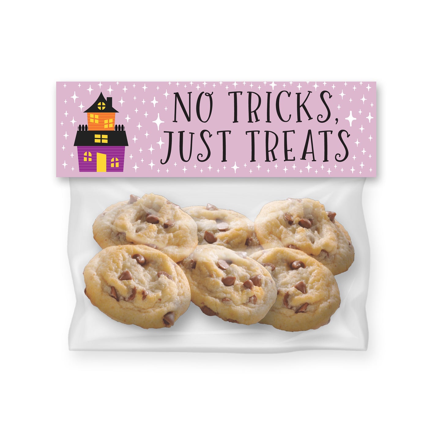 Printable Halloween Haunted House Goodie Bag Topper