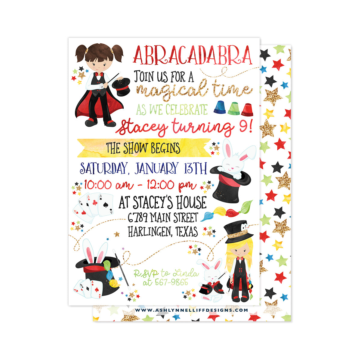 Magic Party Invitation