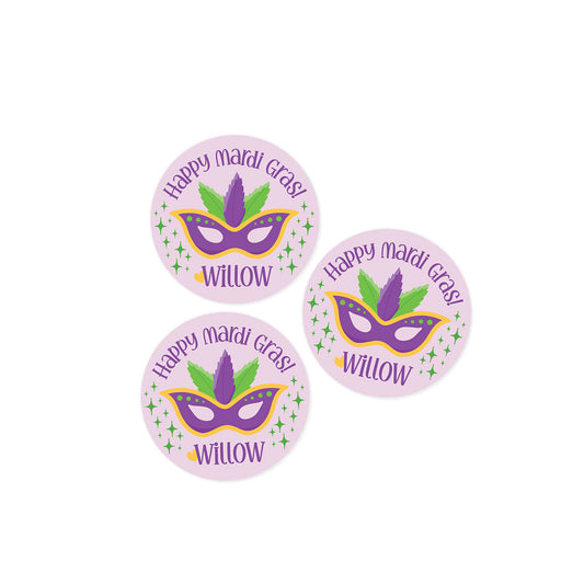 Mardi Gras Stickers