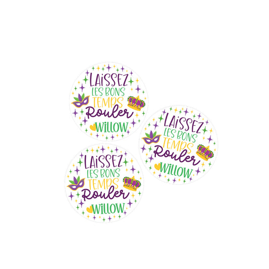 Laissez Les Bons Temps Rouler Mardi Gras Stickers