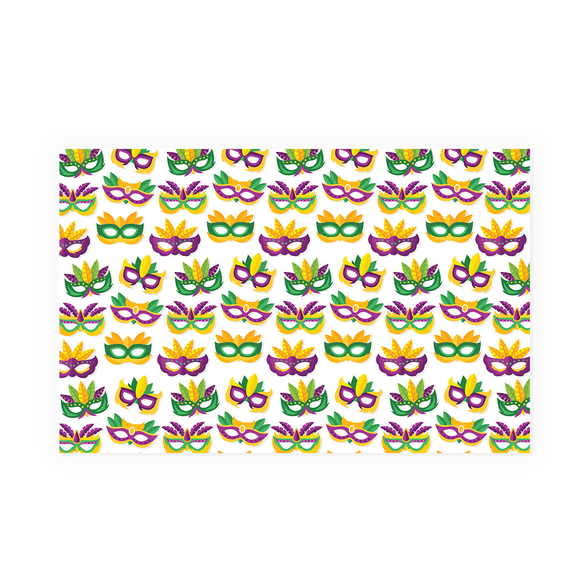 Mardi Gras Masks Party Placemat