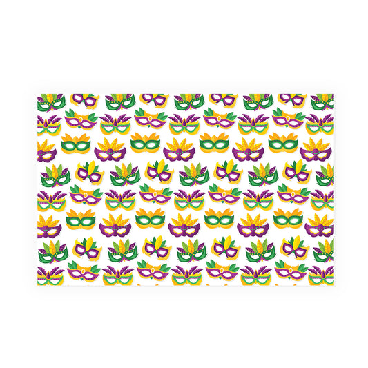 Mardi Gras Masks Party Placemat
