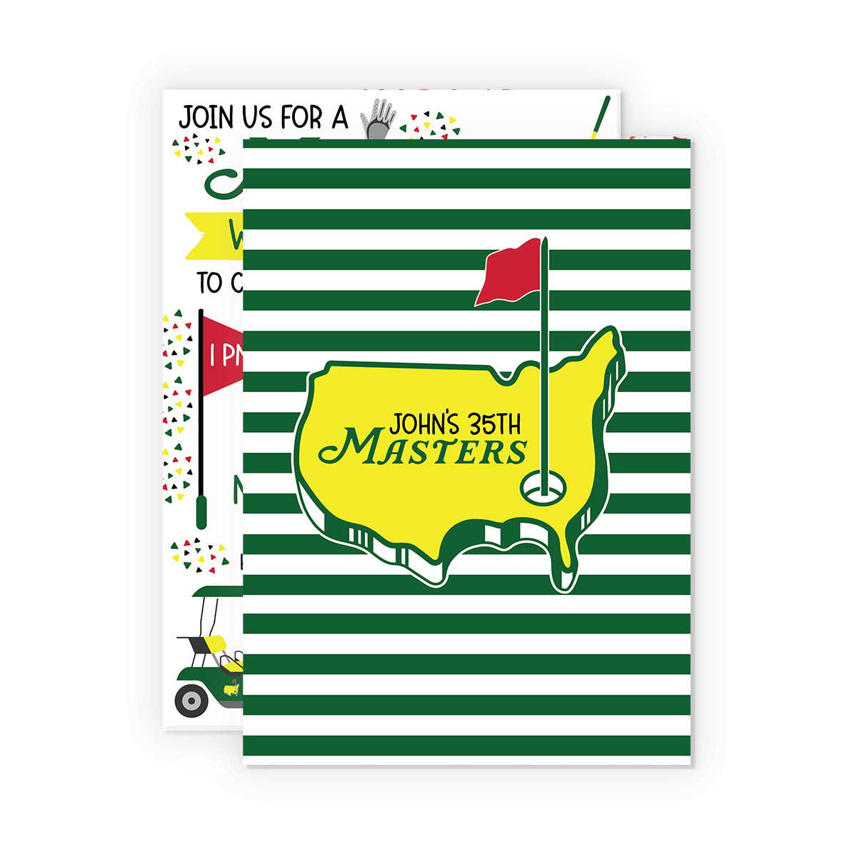 Masters Party Invitation