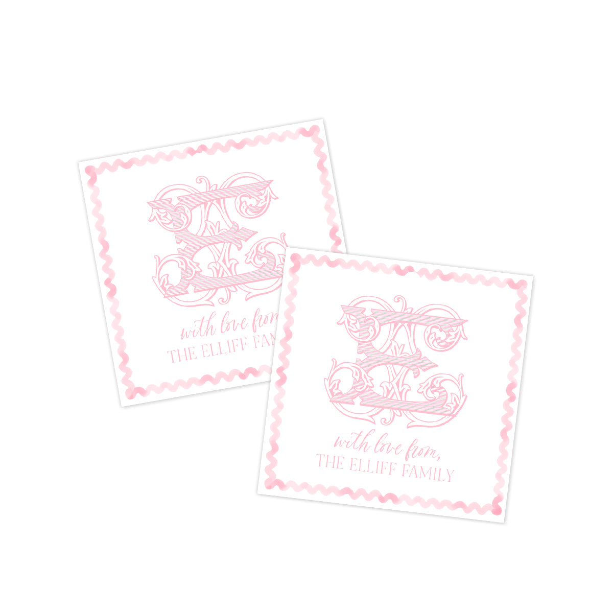 Monogram Everyday Gift Tag