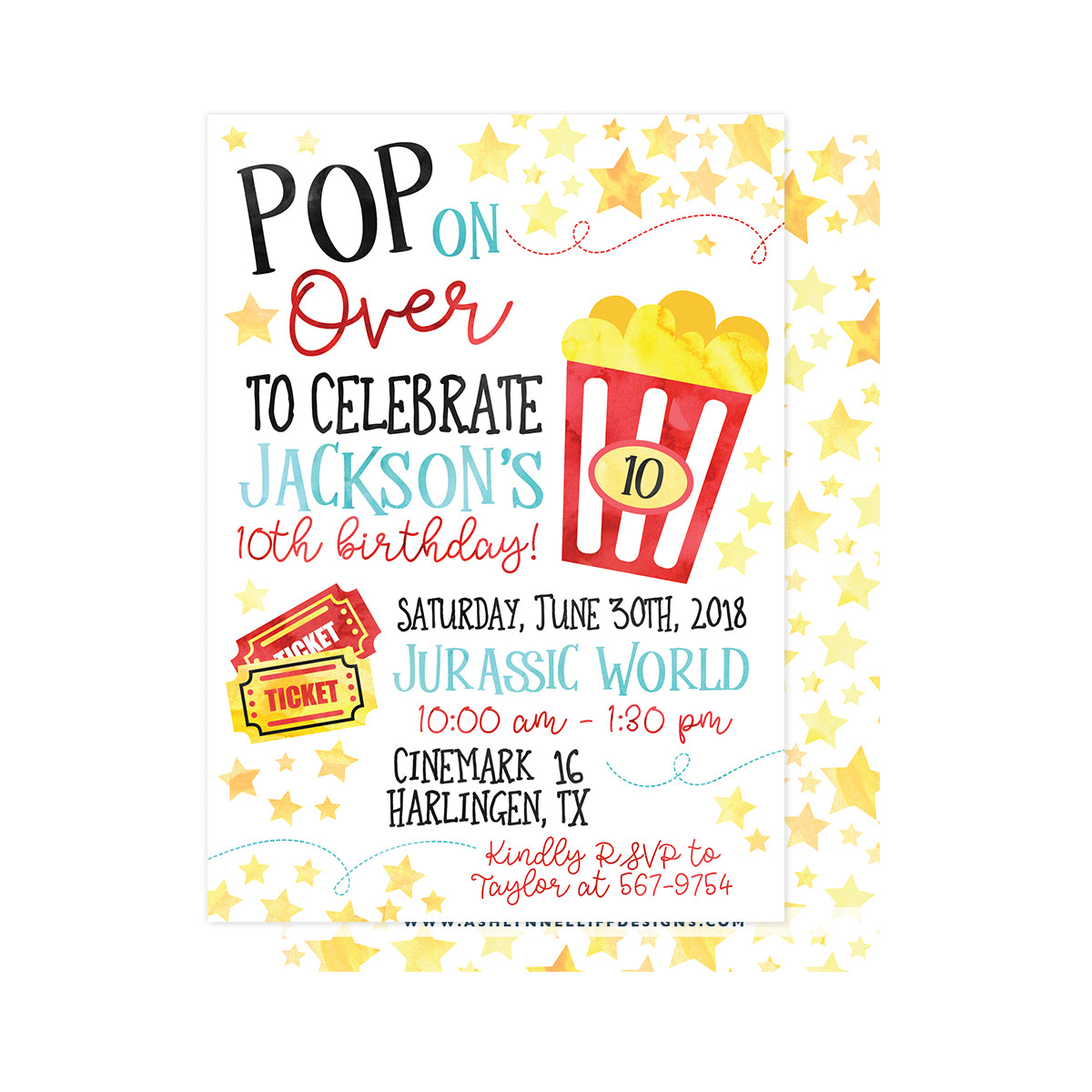 Movie Party Invitation