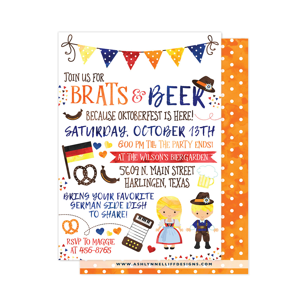 Oktoberfest Party Invitation