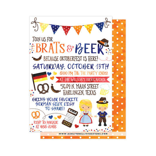 Oktoberfest Party Invitation