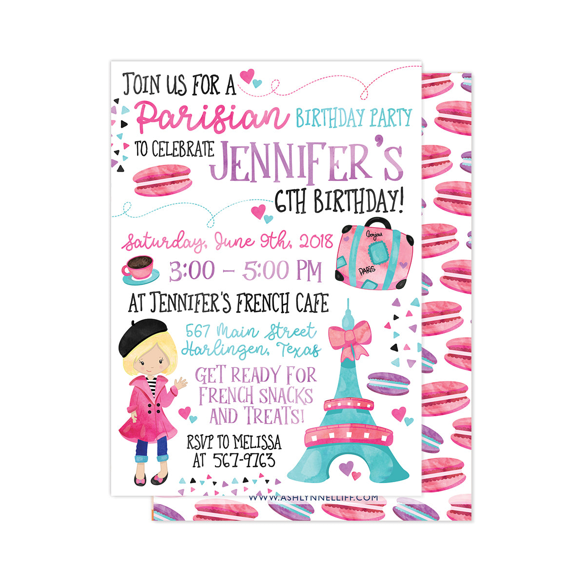 Paris Party Invitation