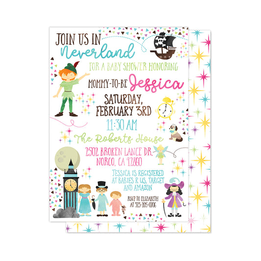 Peter Pan Party Invitation