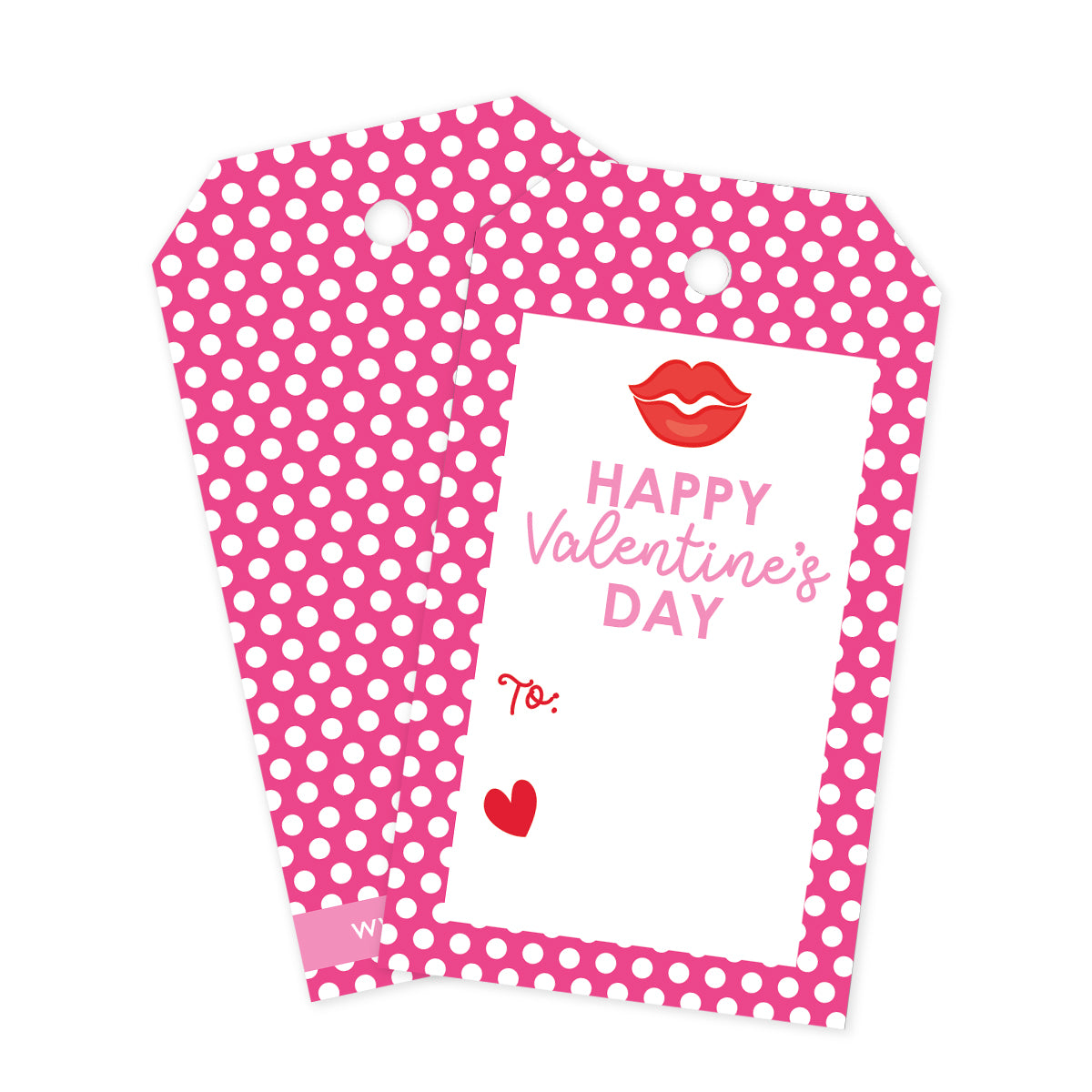 Pink Polka Dot Gift Tags