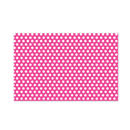 Pink Polka Dot Party Placemat