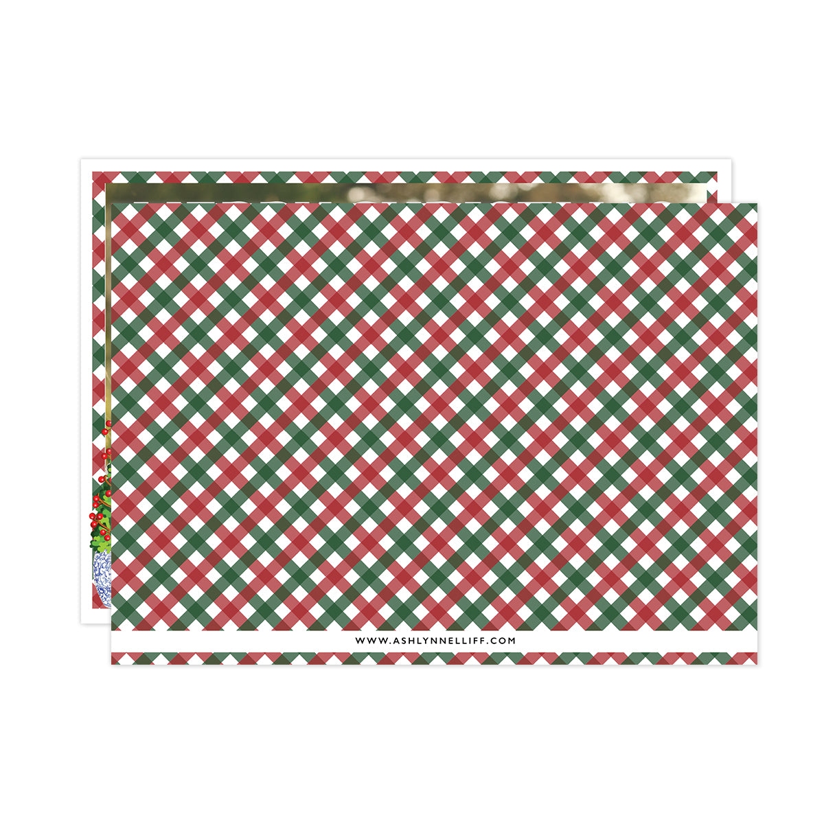 Plaid Christmas Cards