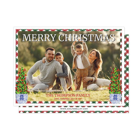 Plaid Christmas Cards