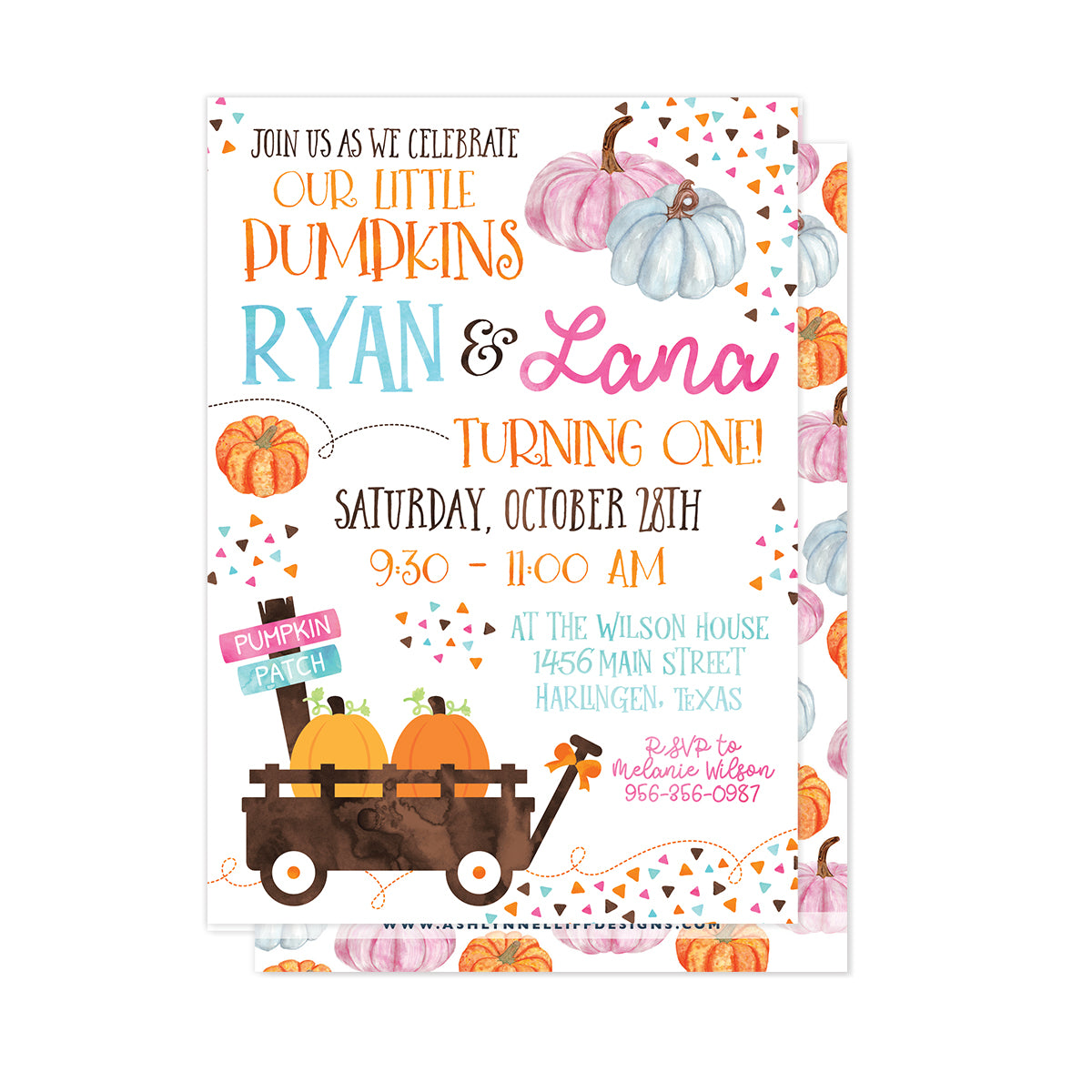 Pumpkin Patch Party Invitation