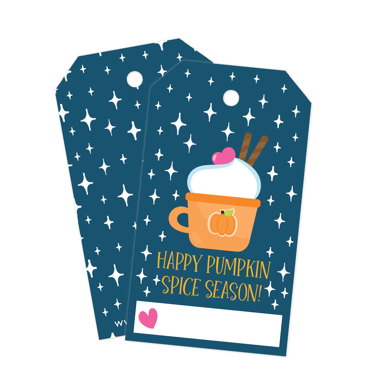 Pumpkin Spice Season Gift Tags
