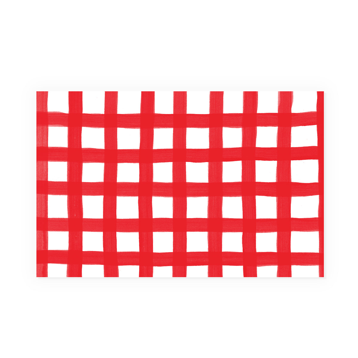 Red Gingham Party Placemat