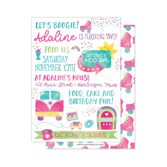 Retro Fun Party Invitation