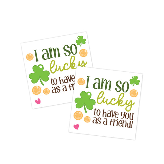 So lucky to have a friend like you (St. Patrick's Day) Gift Tag