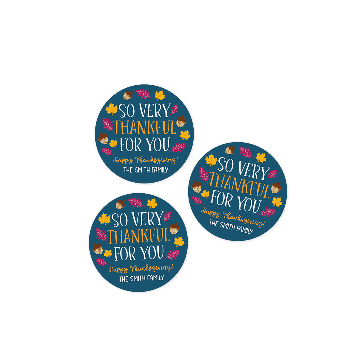 So Very Thankful Stickers