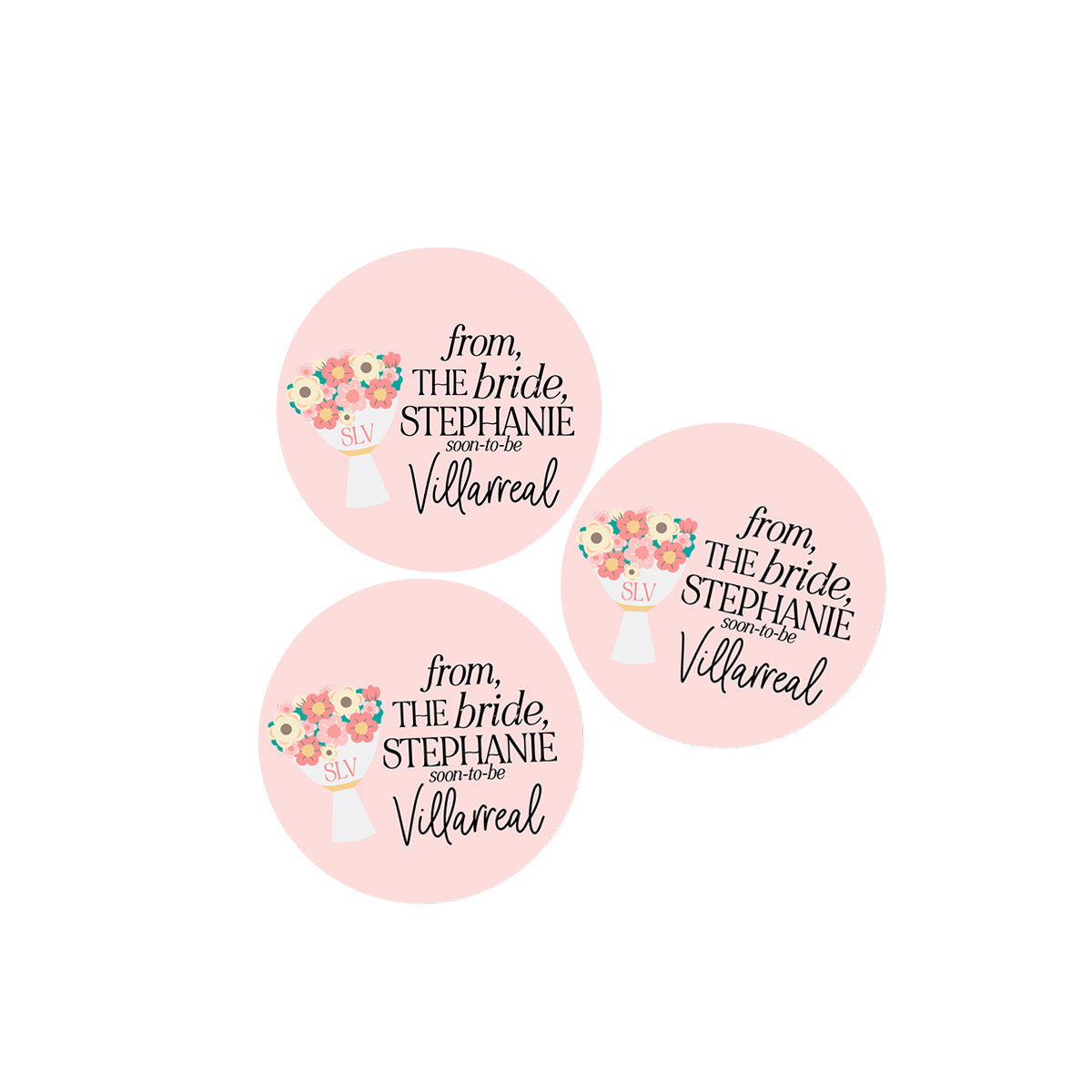 From the Bride Stickers