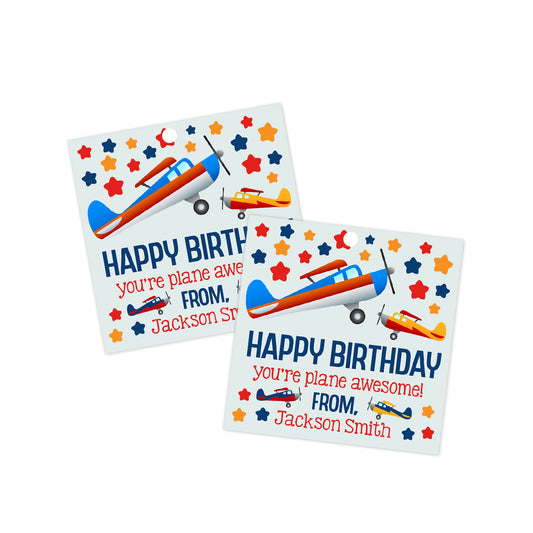 Airplane Gift Tag