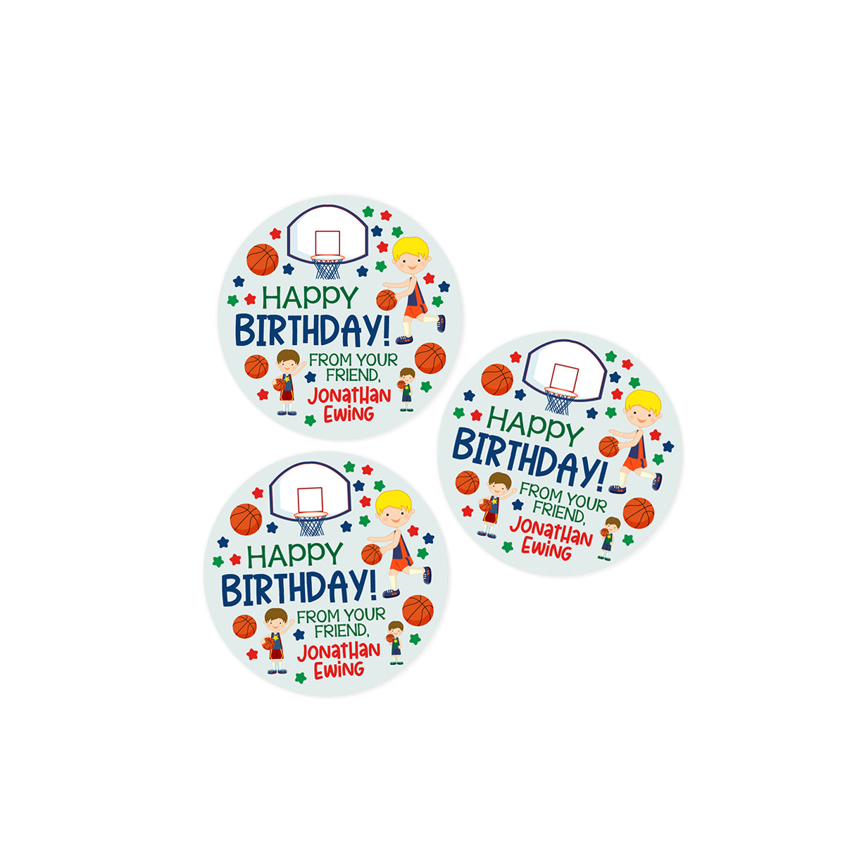 Basketball Stickers