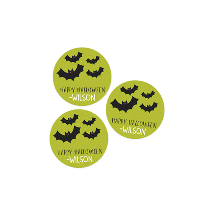 Halloween Bats Stickers