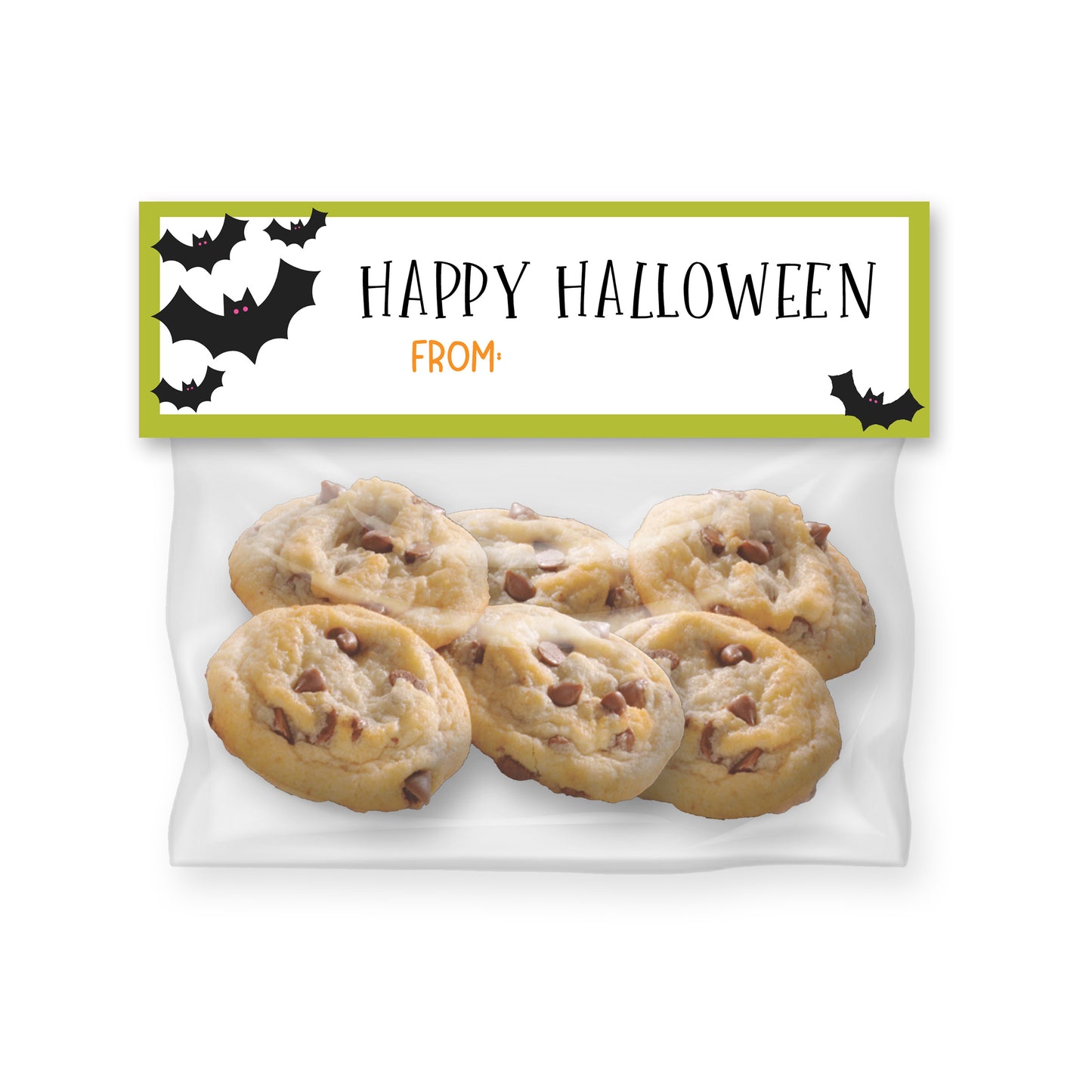 Printable Halloween Bats Goodie Bag Topper