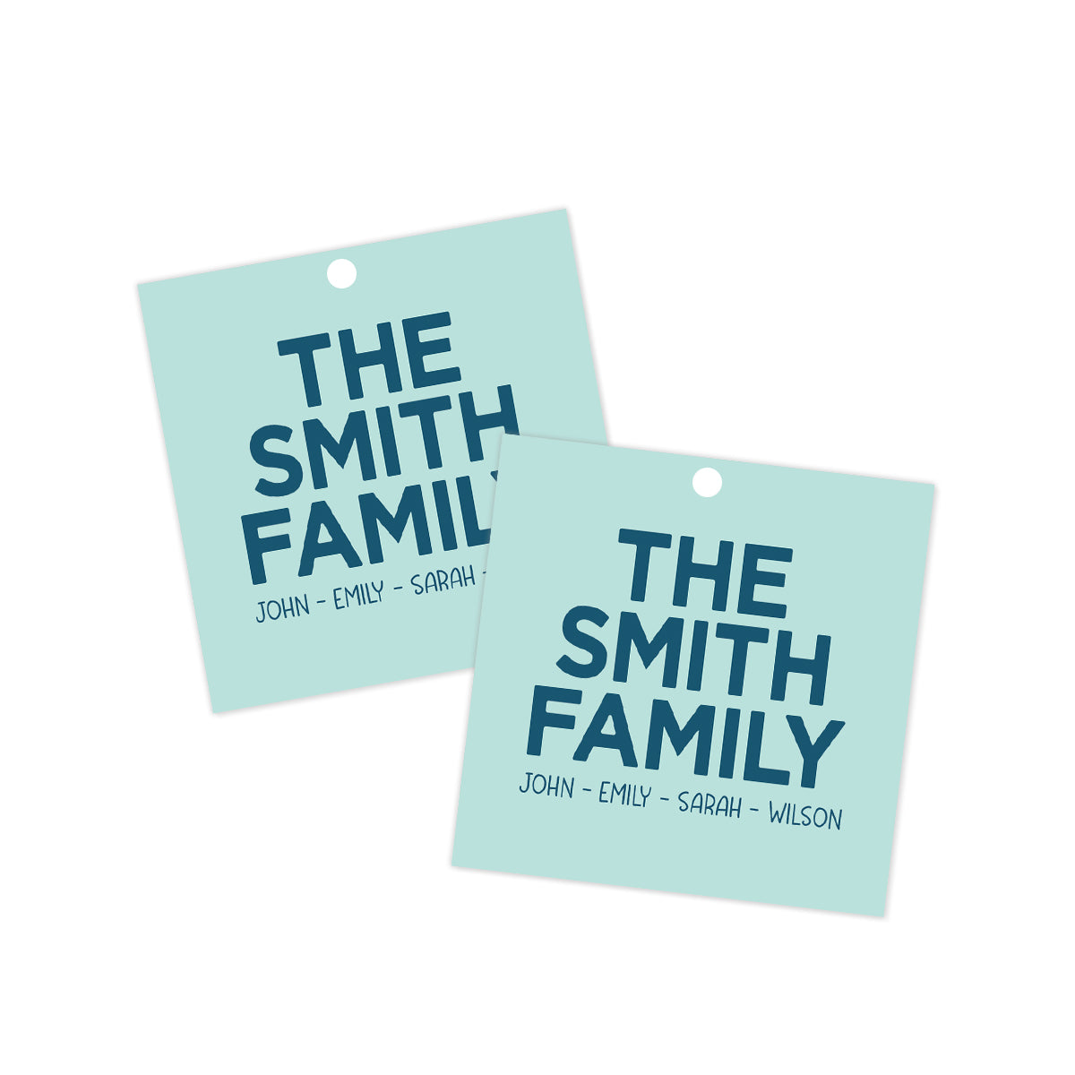 Family Everyday Gift Tag