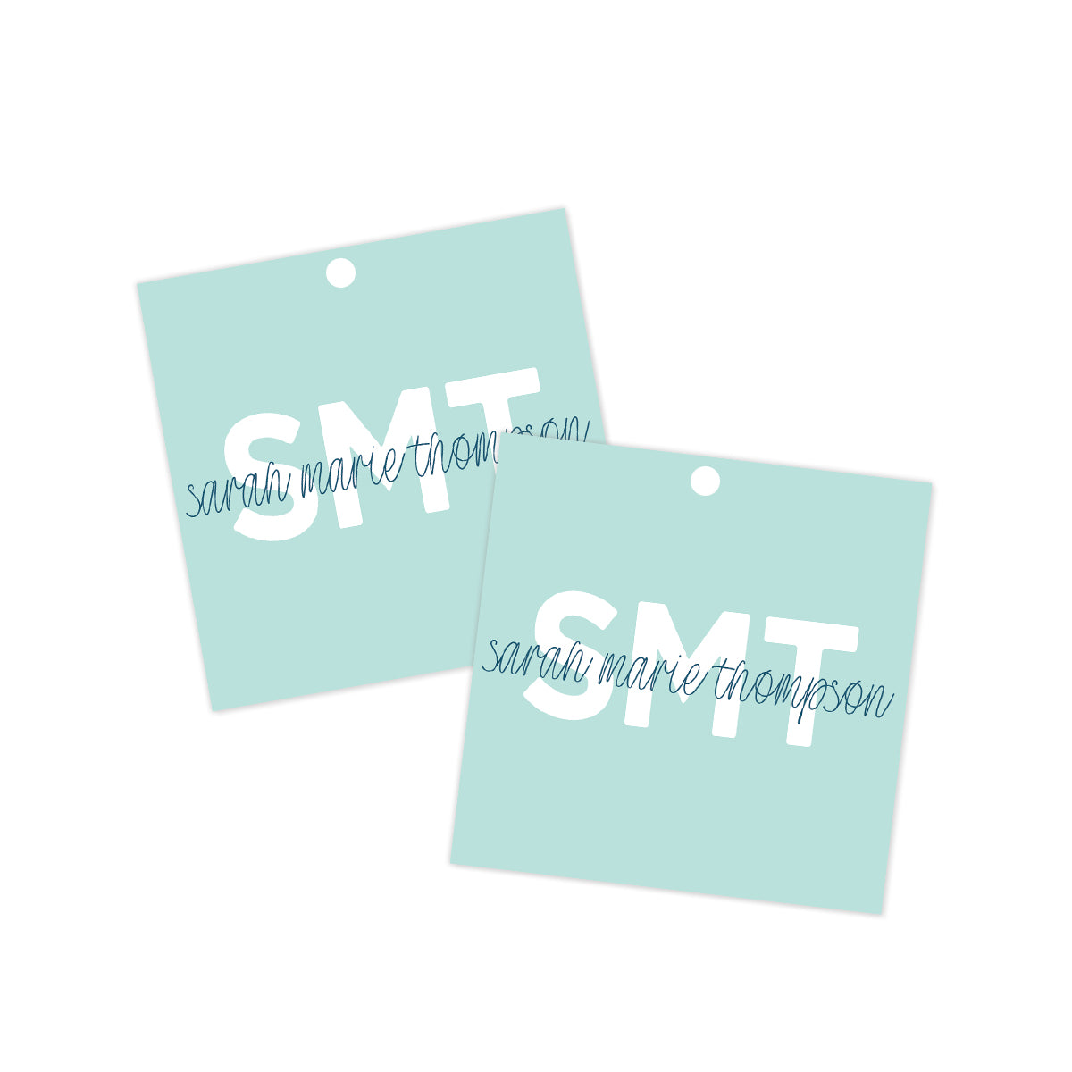 Monogram Everyday Gift Tag