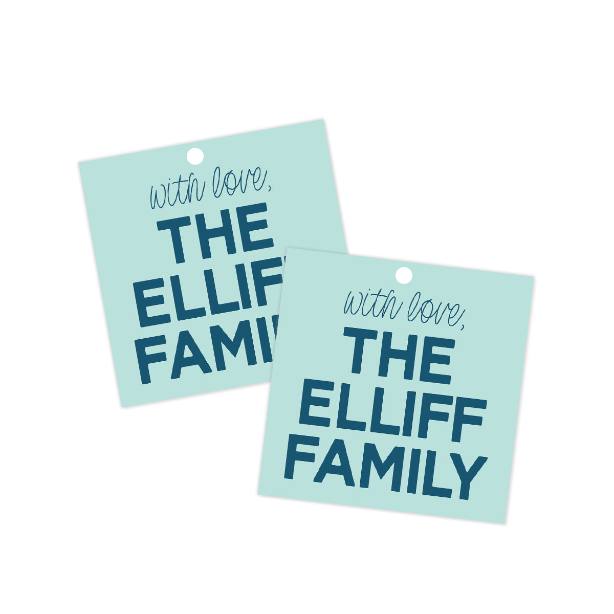 With Love, Family Everyday Gift Tag