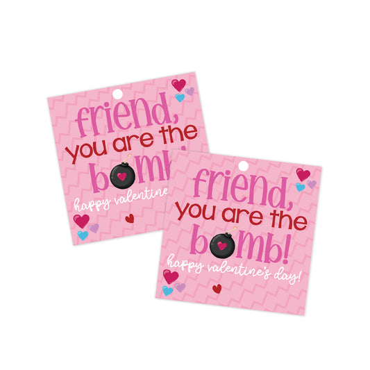 You're the Bomb Valentines Tag