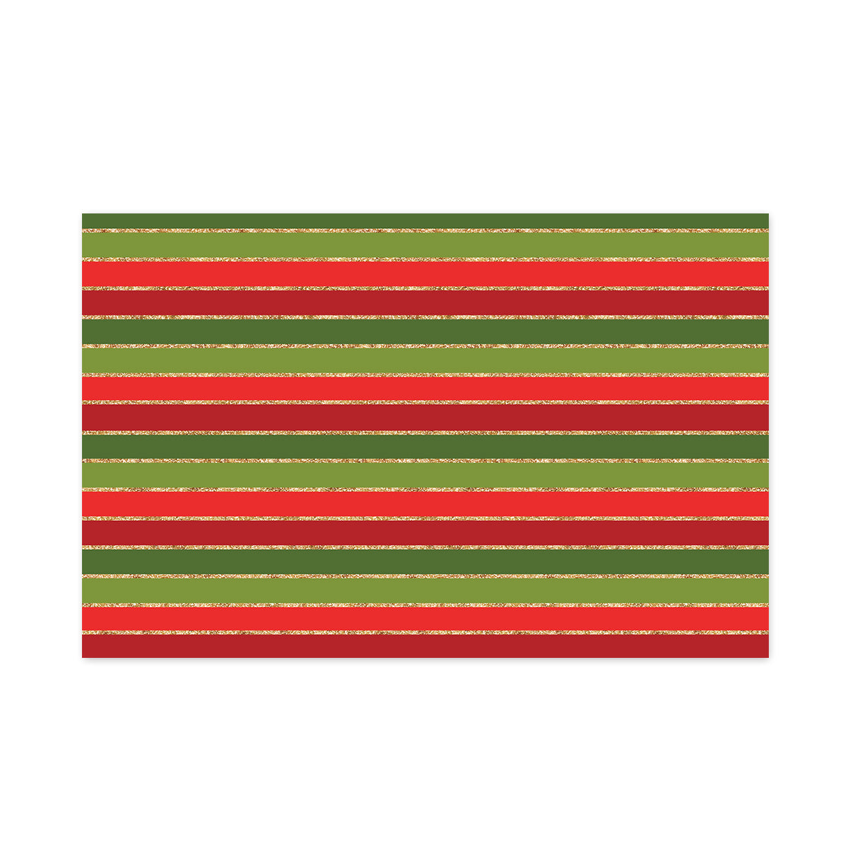 Christmas Stripes Party Placemat