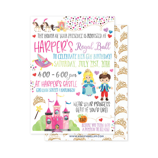 Cinderella Party Invitation