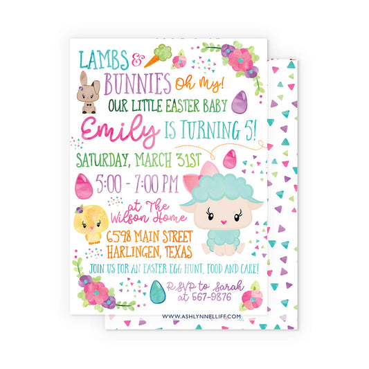Easter Bunny Invitation
